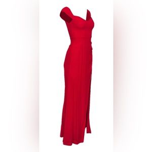 Reformation Off the Shoulder Gorgeous Red Dress